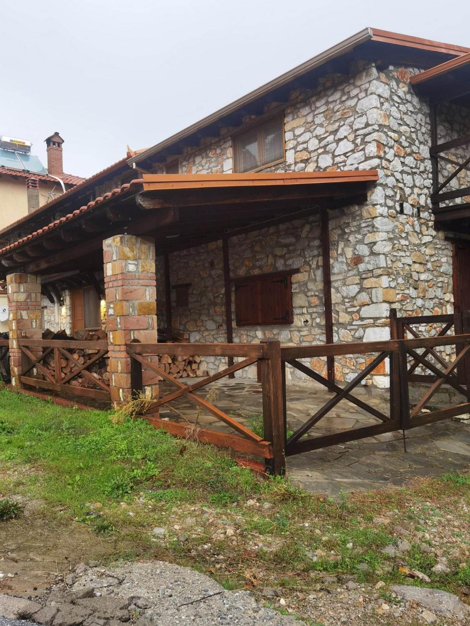 Traditional Stone Cottage In Palio Elatohori ภายนอก รูปภาพ